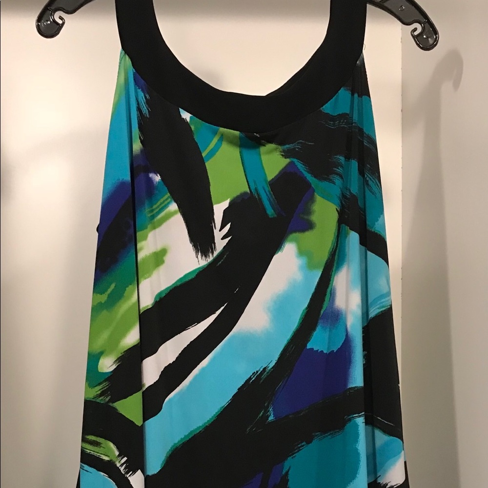 Printed sleeveless dress